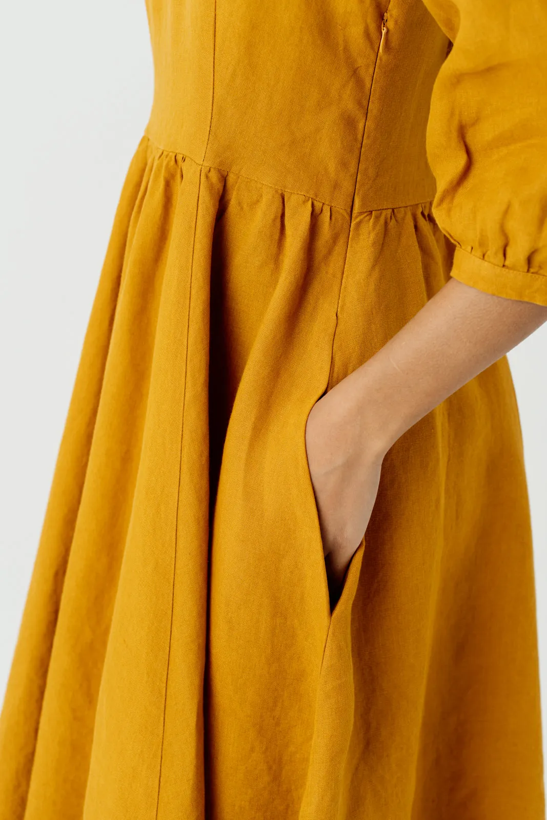 Carmen Dress, 3/4 Sleeve