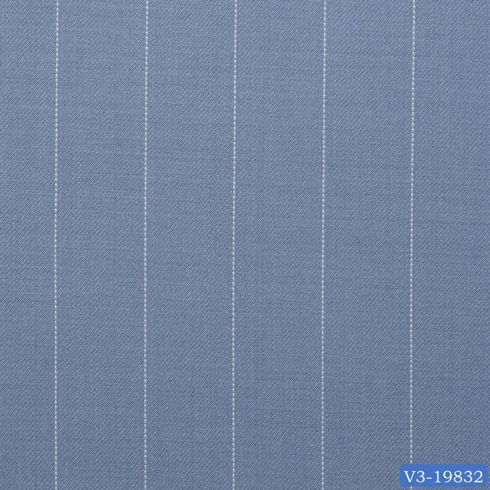 Carolina Blue Dotted Stripe Suit