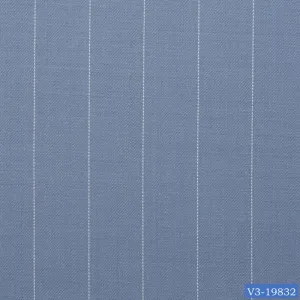 Carolina Blue Dotted Stripe Suit