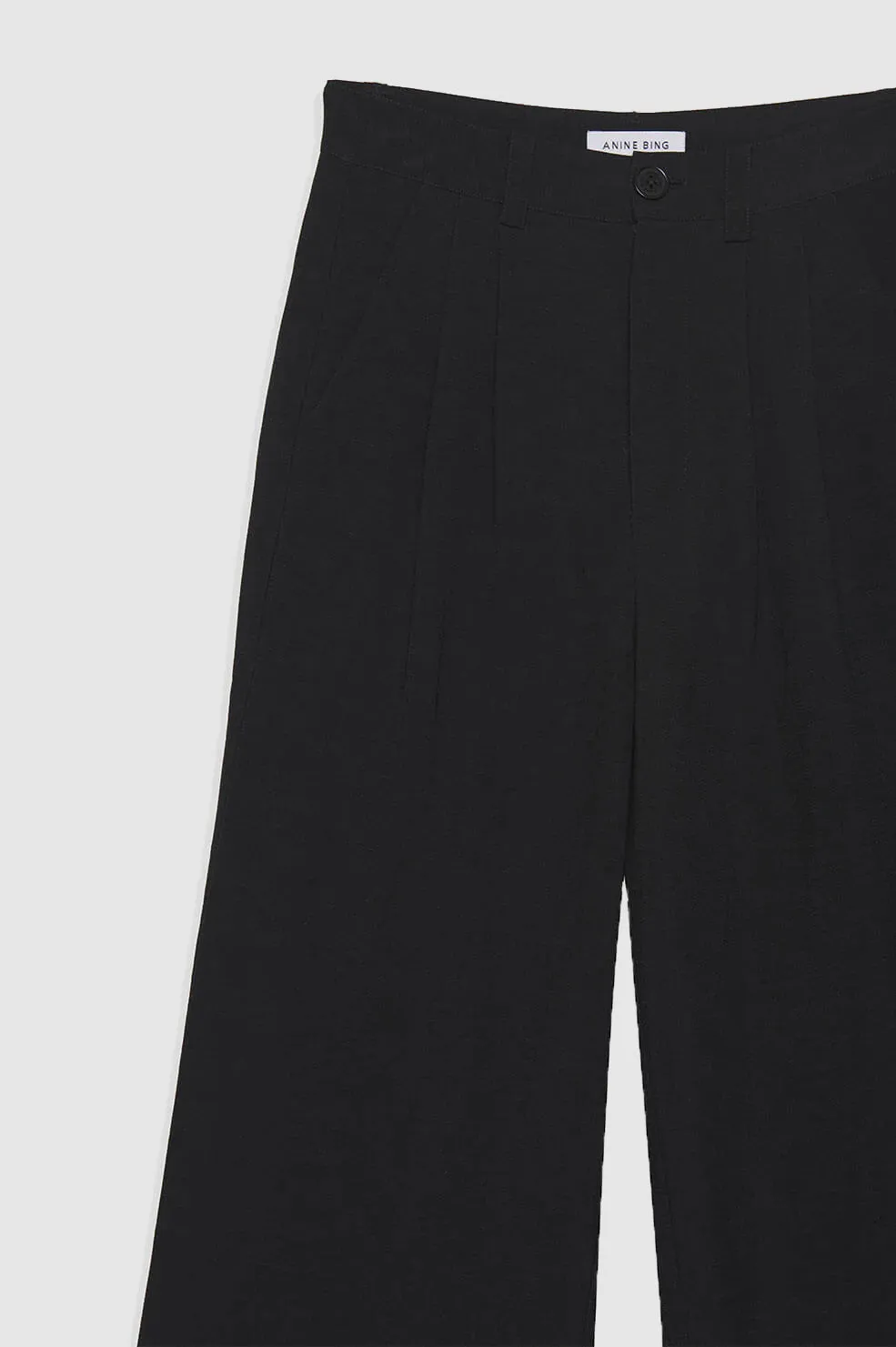 Carrie Pant - Black Linen Blend