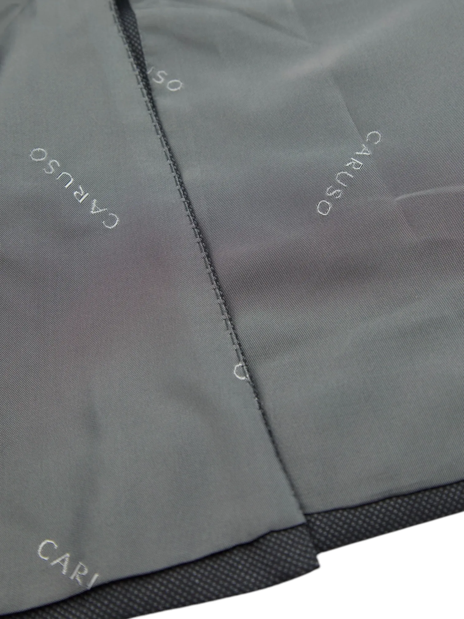Caruso Anthracite Super 150's "Australis" Birdseye Boheme Suit   Extra Trousers