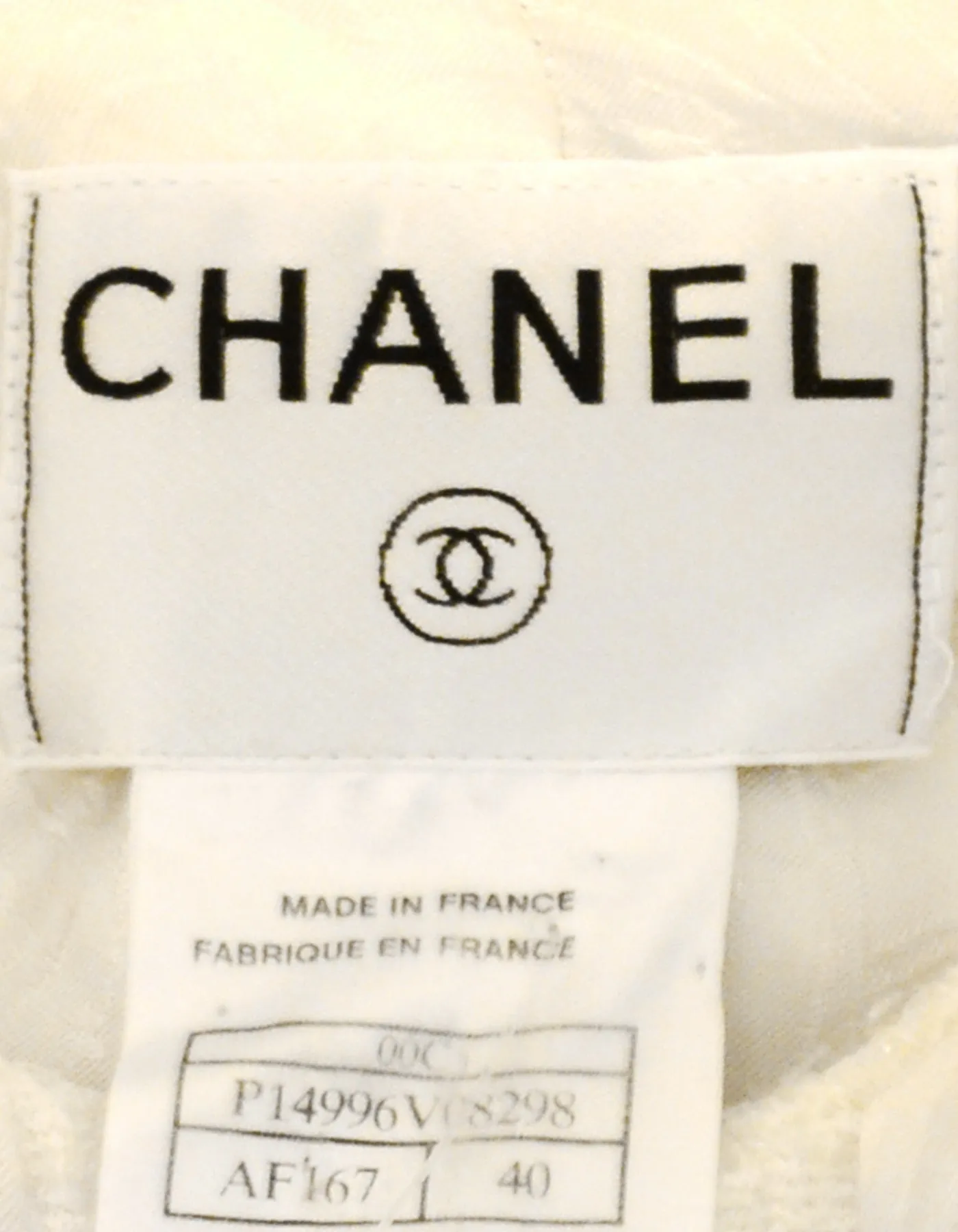 Chanel Cream Boucle Jacket and Shell sz 40