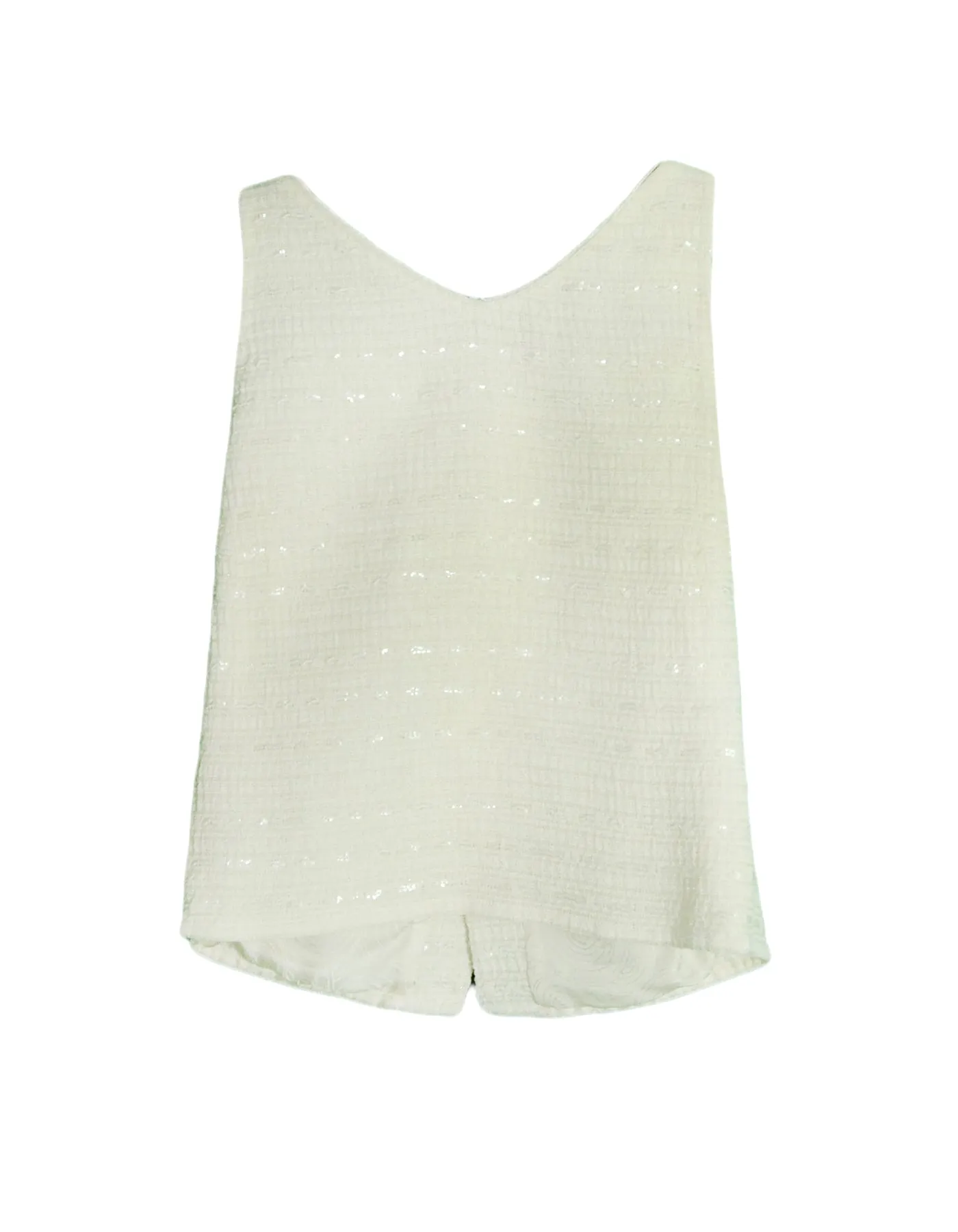 Chanel Cream Boucle Jacket and Shell sz 40