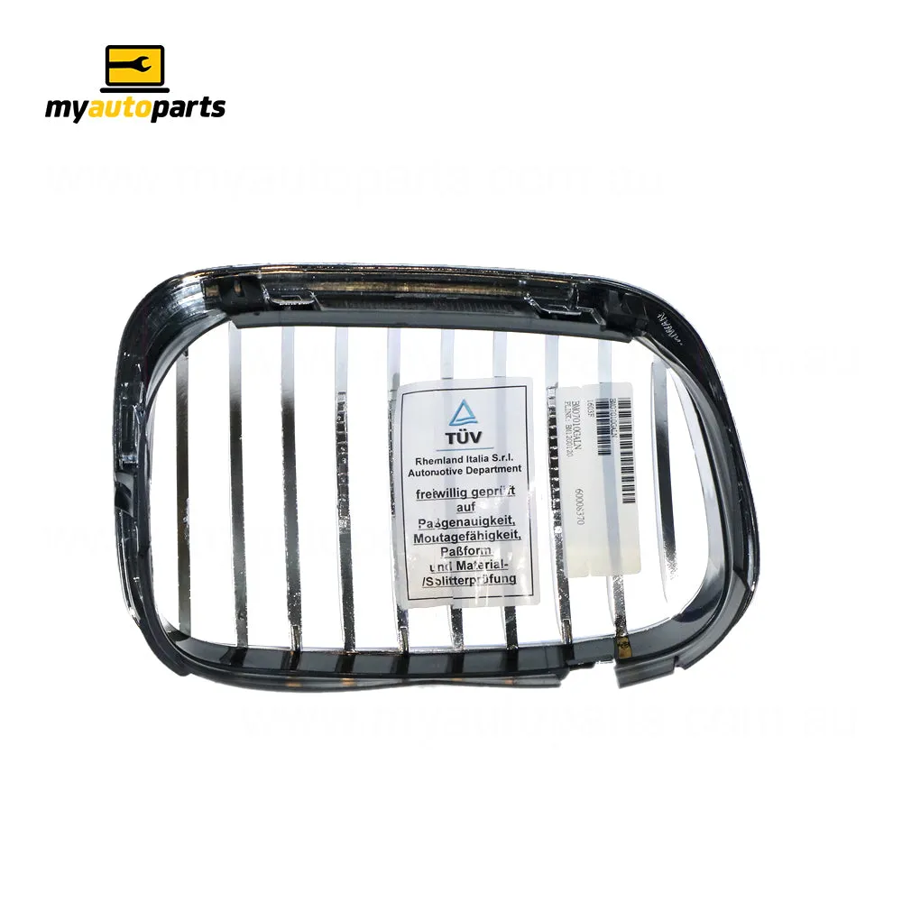 Chrome Grille Passenger Side Certified Suits BMW 3 Series E46 1998 to 2001