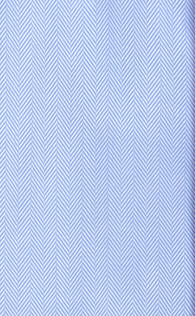 Classic Fit Blue Herringbone Spread Collar Supima® Cotton Non-Iron Dress Shirt (B/T)
