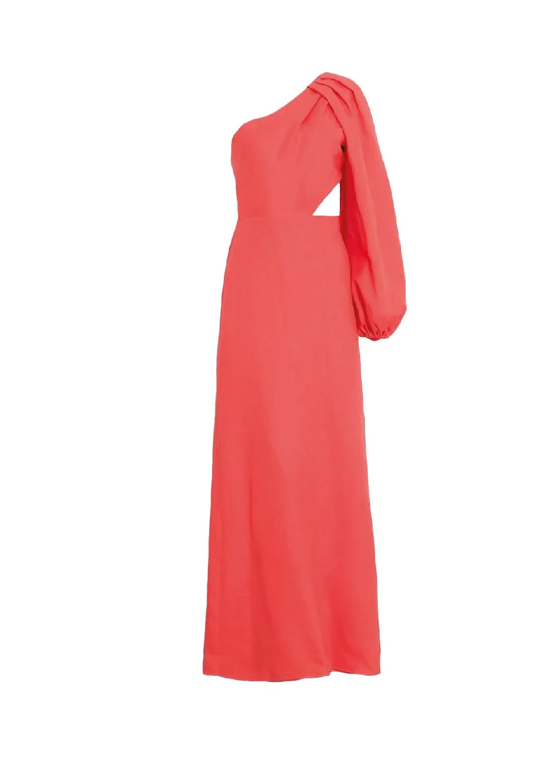 CORAZONADA DRESS IN CORAL