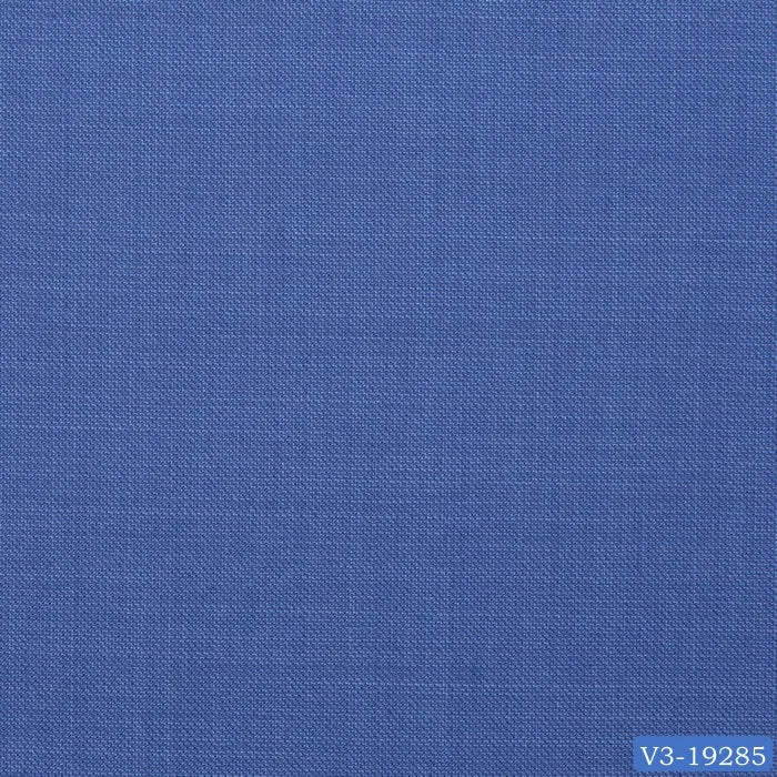 Cornflower Blue Sharkskin Plain Suit