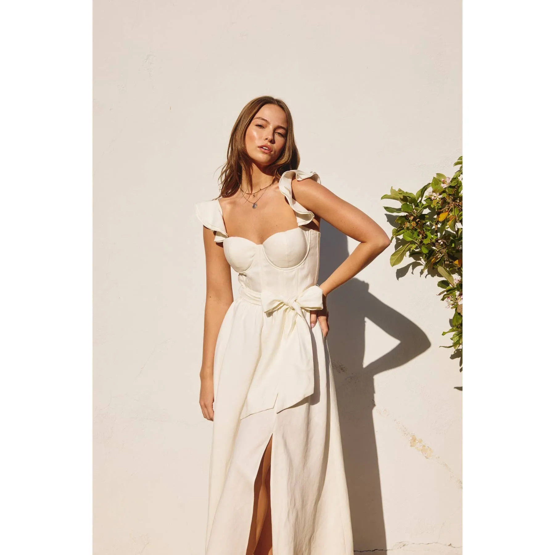 Corset Flutter Dress