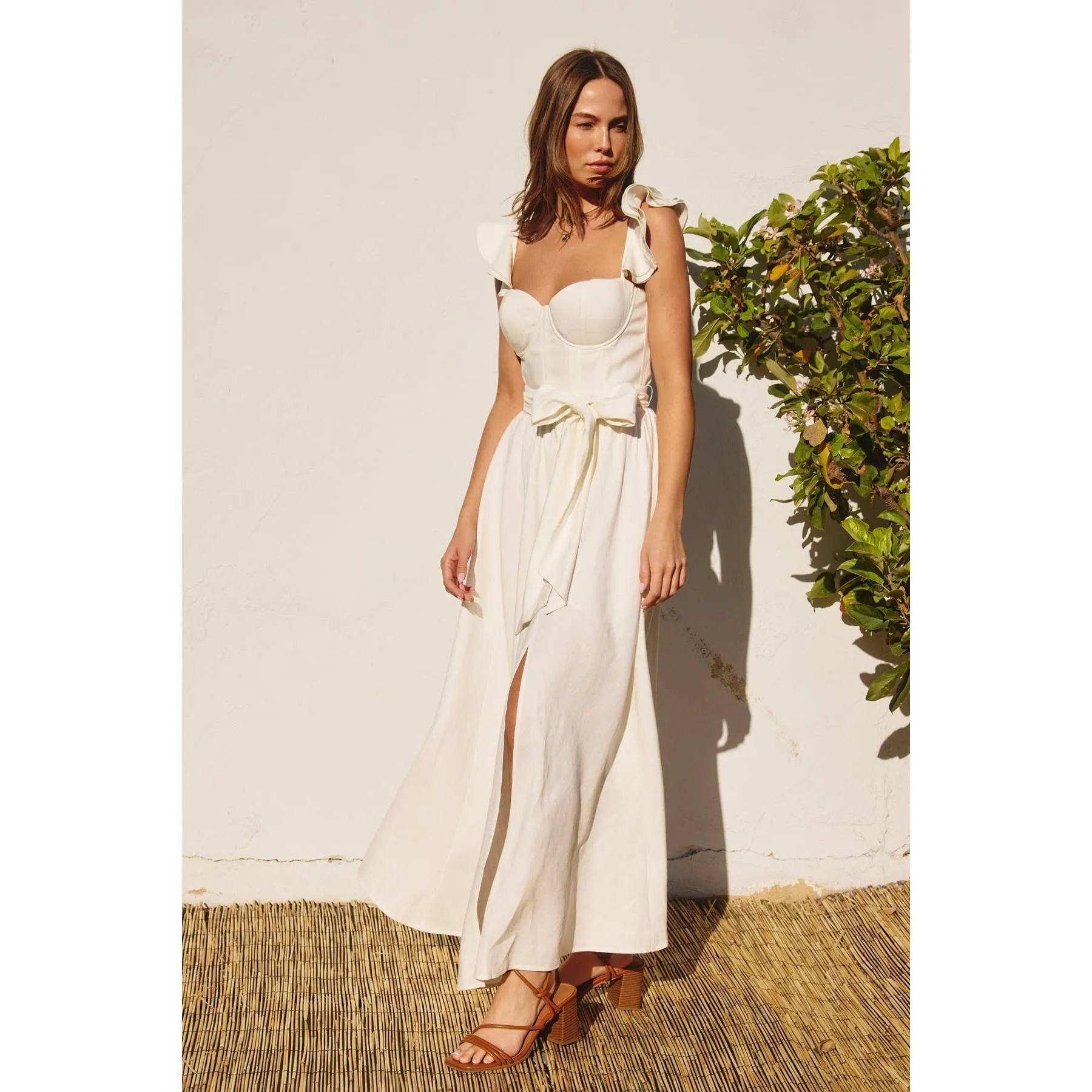 Corset Flutter Dress