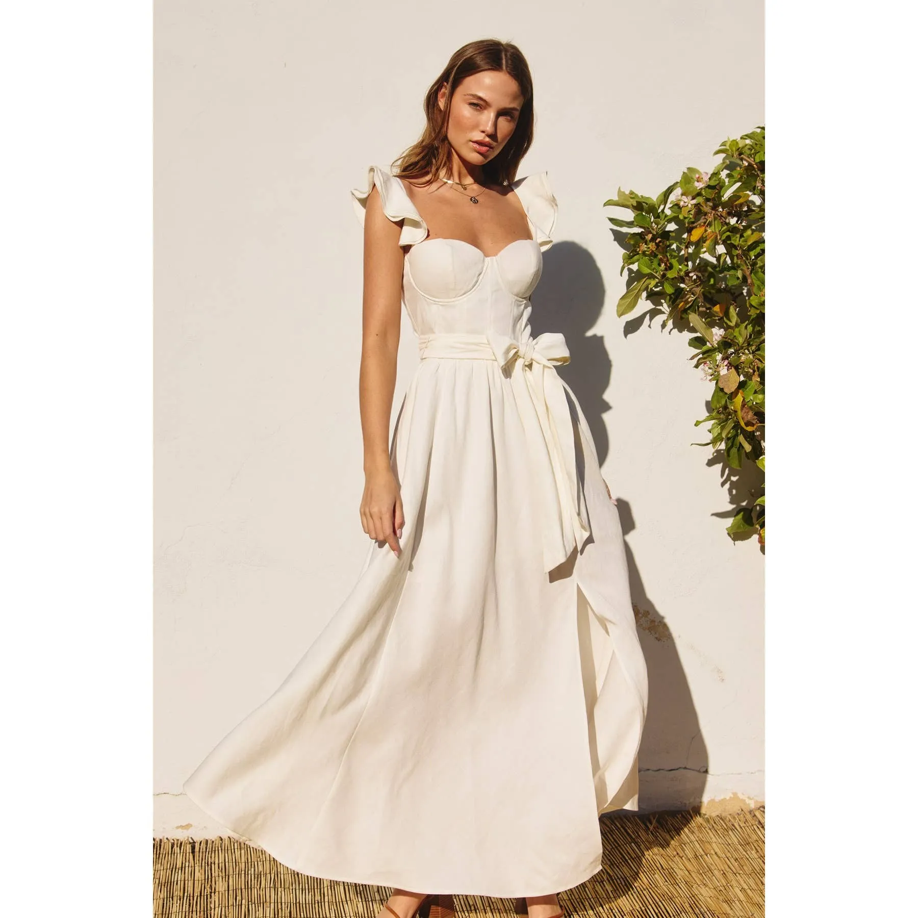 Corset Flutter Dress