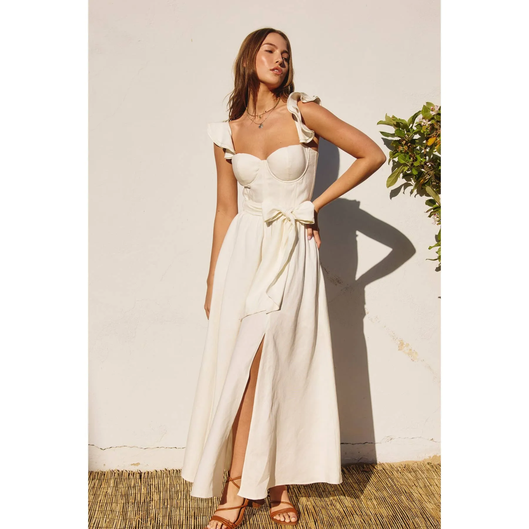 Corset Flutter Dress