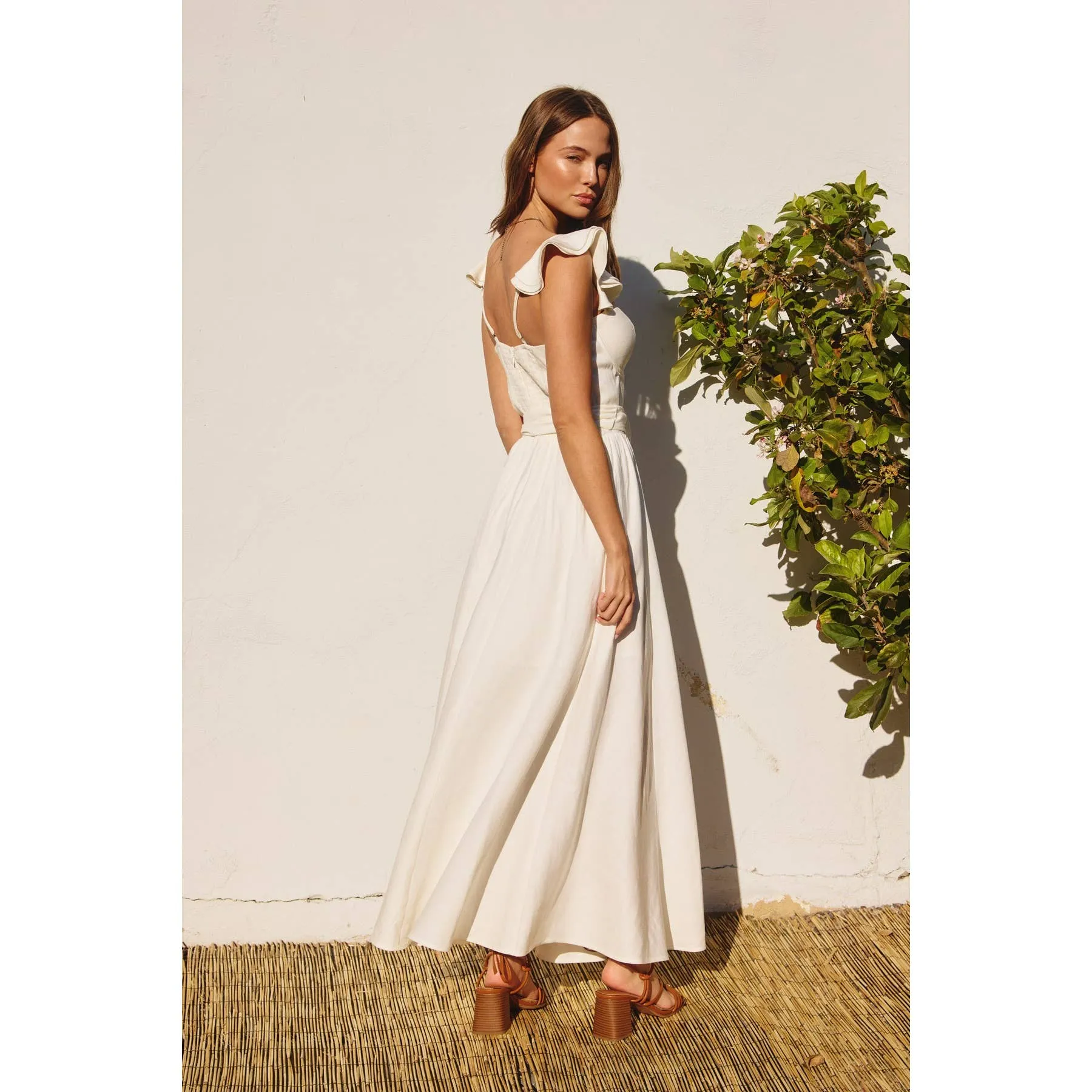 Corset Flutter Dress