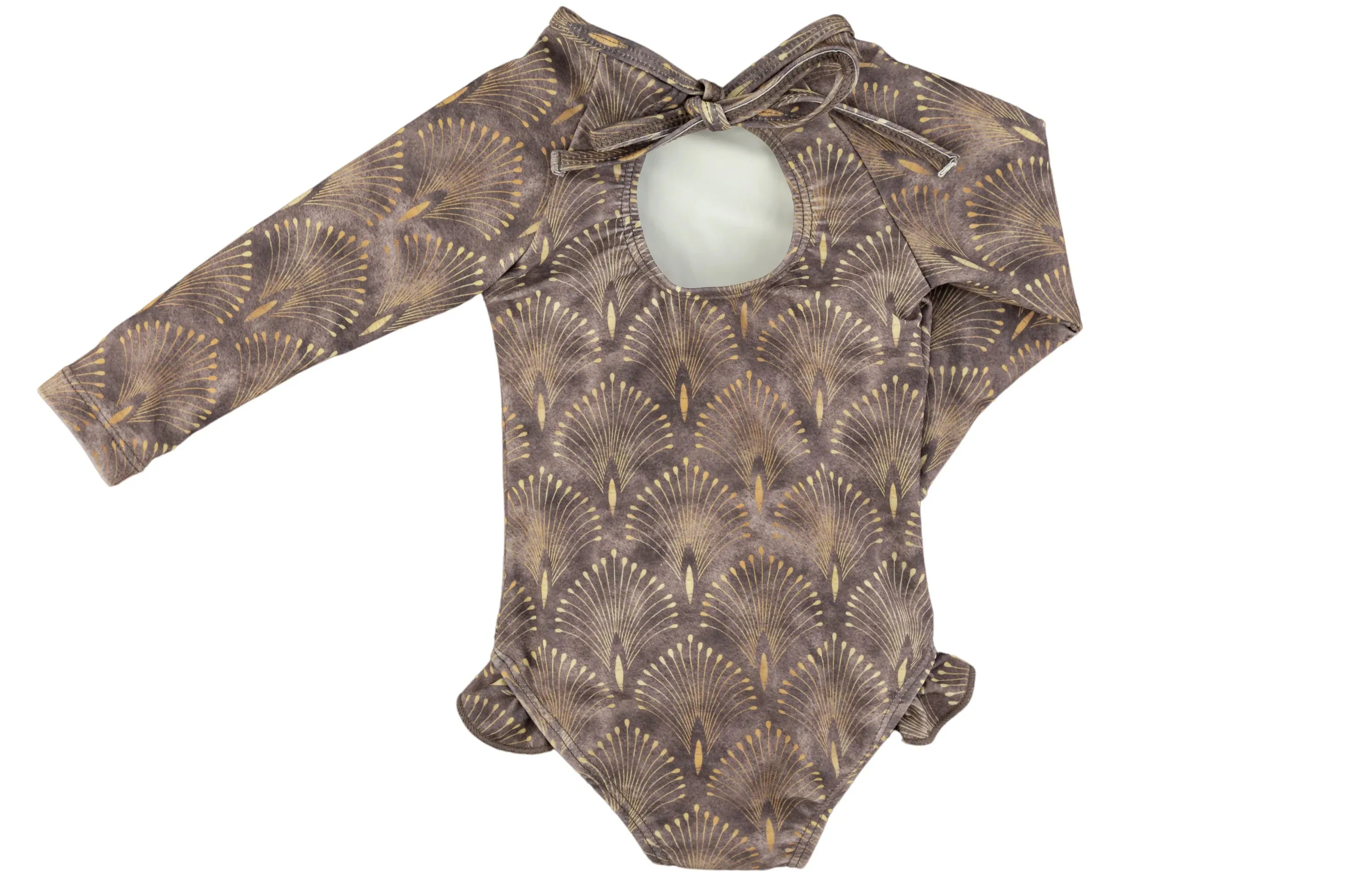 Current Tyed Ruffle Rashguard Suit