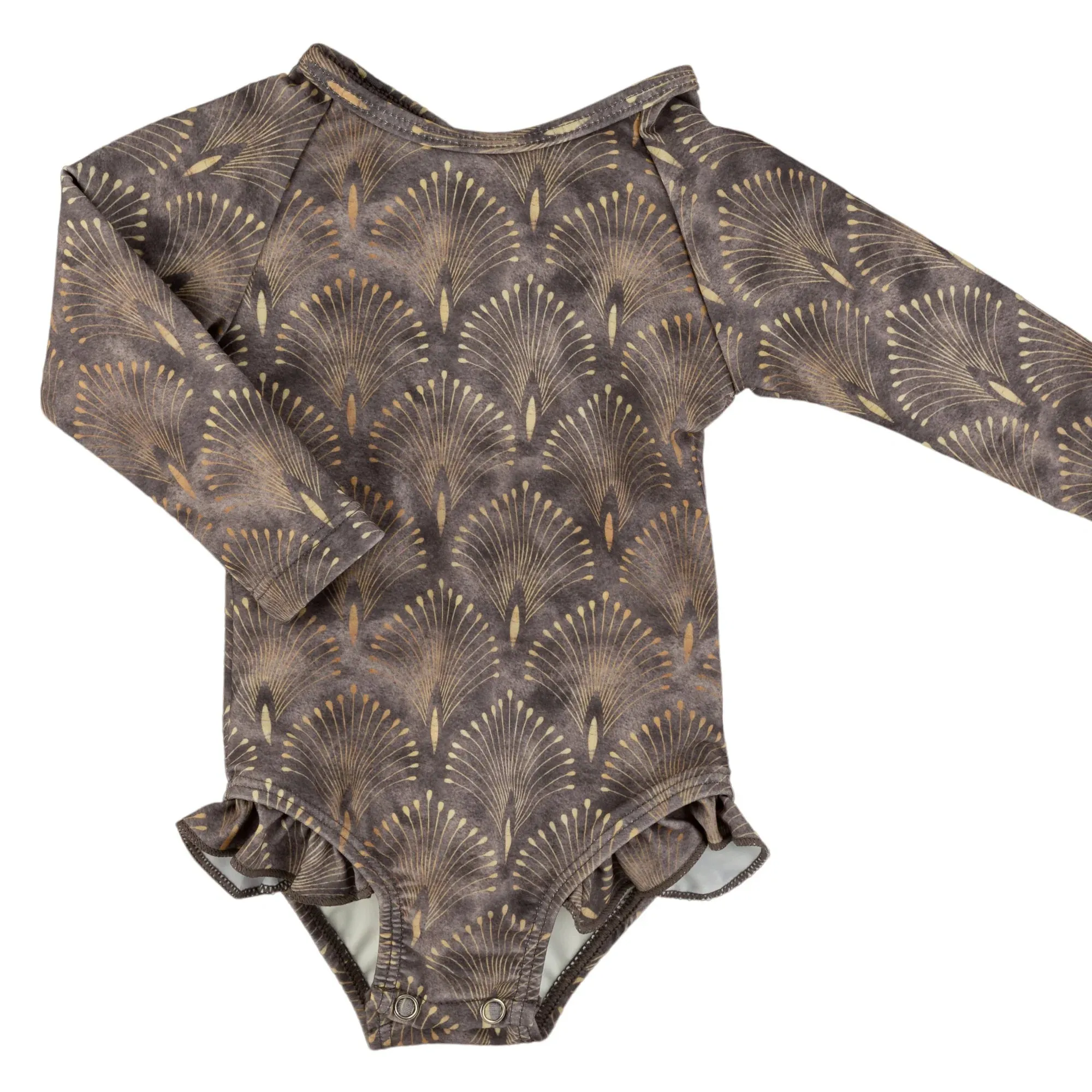 Current Tyed Ruffle Rashguard Suit
