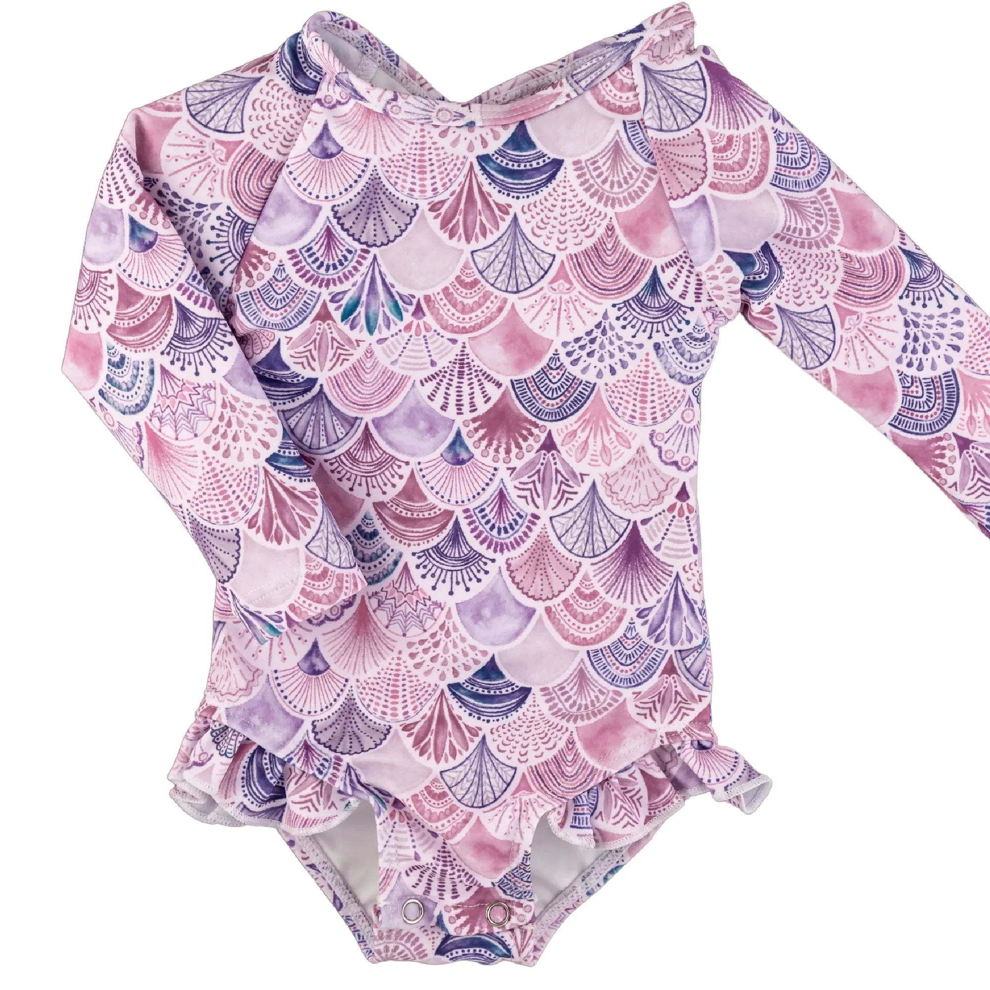 Current Tyed Ruffle Rashguard Suit