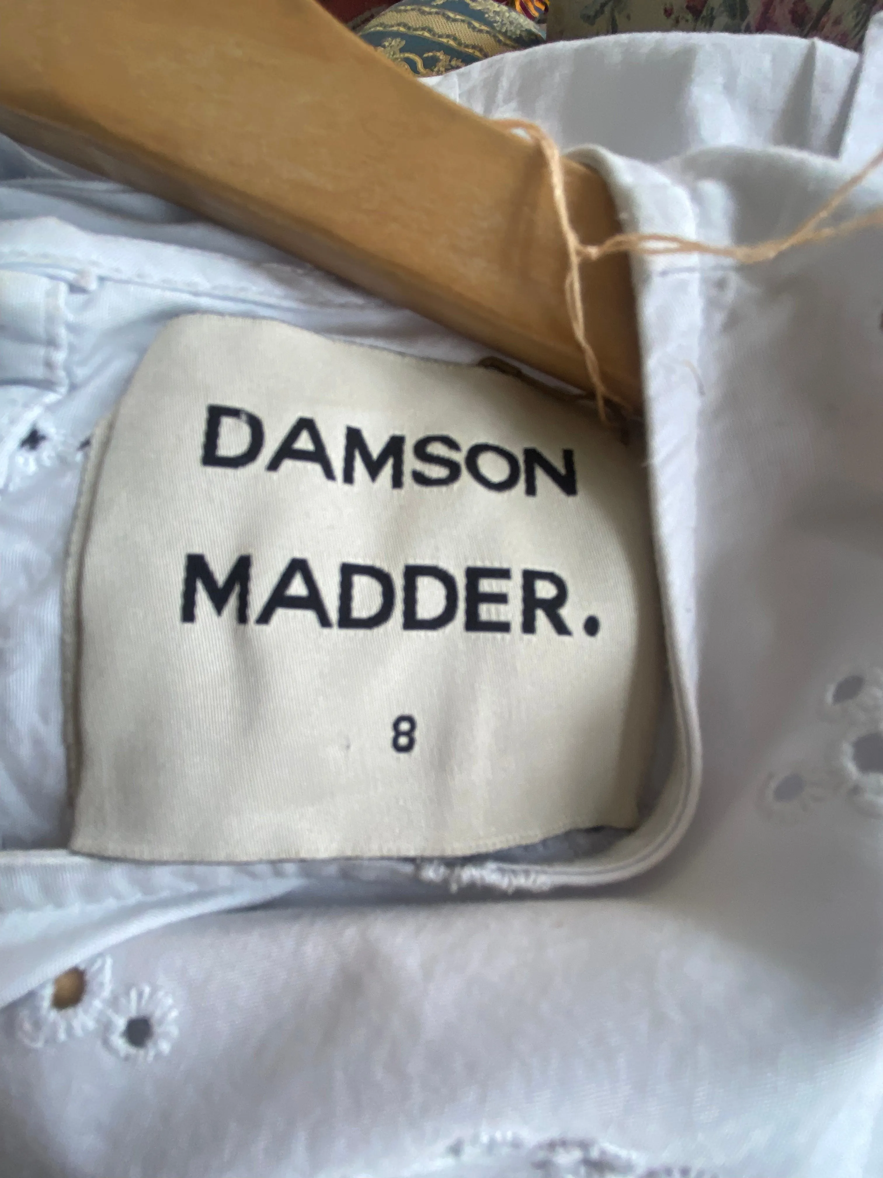 Damson Madder Pale Blue Maxi Dress