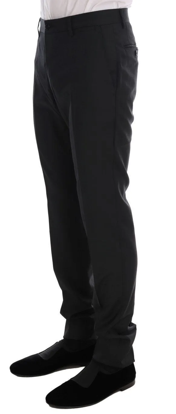 Dark Green Wool Two Button Slim Fit