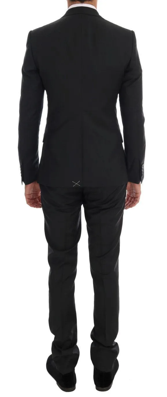 Dark Green Wool Two Button Slim Fit