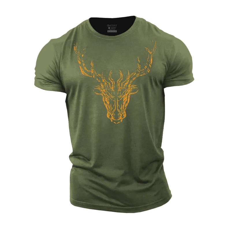 Deer Cotton T-Shirt