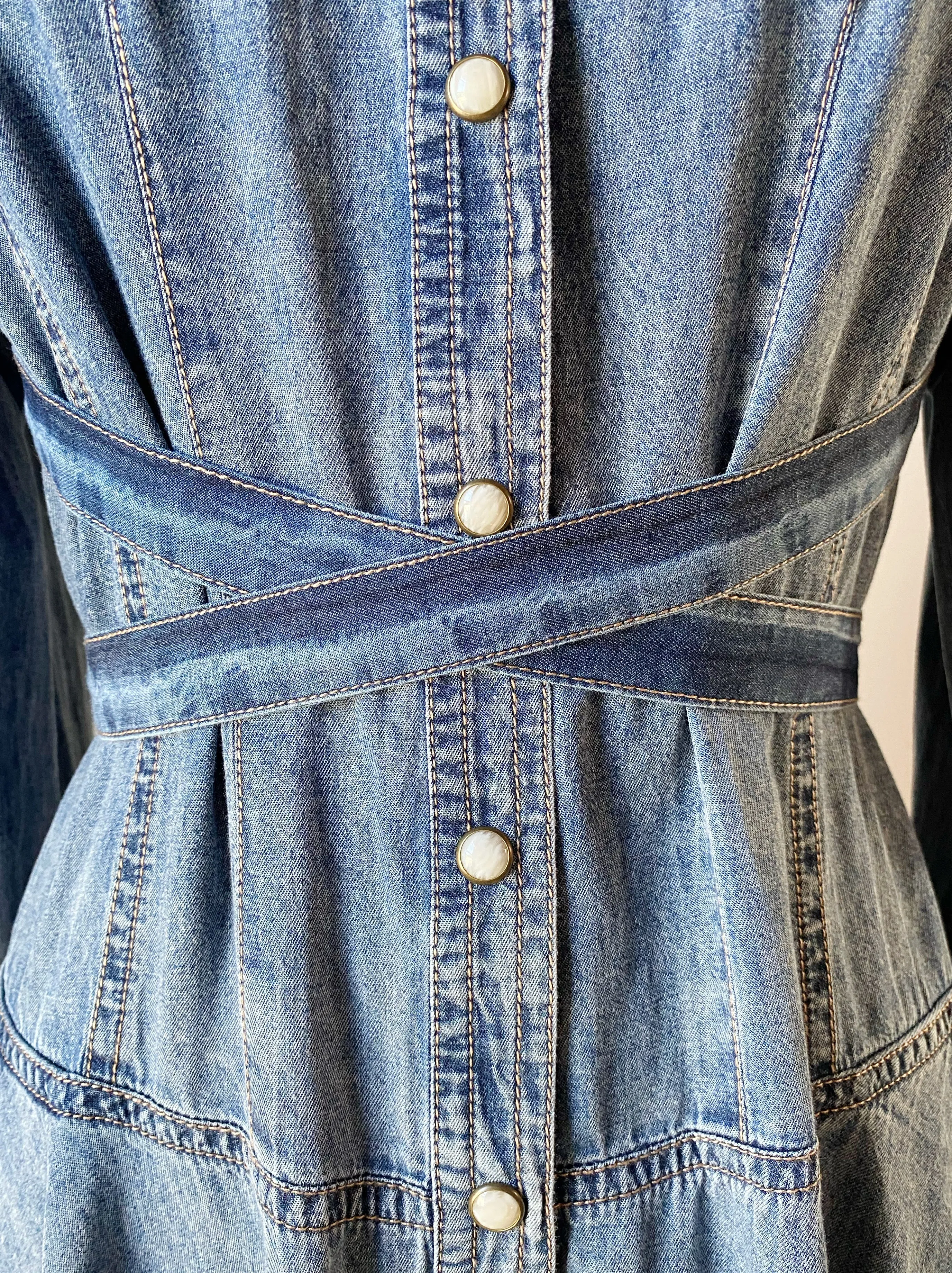 denim amanda dress