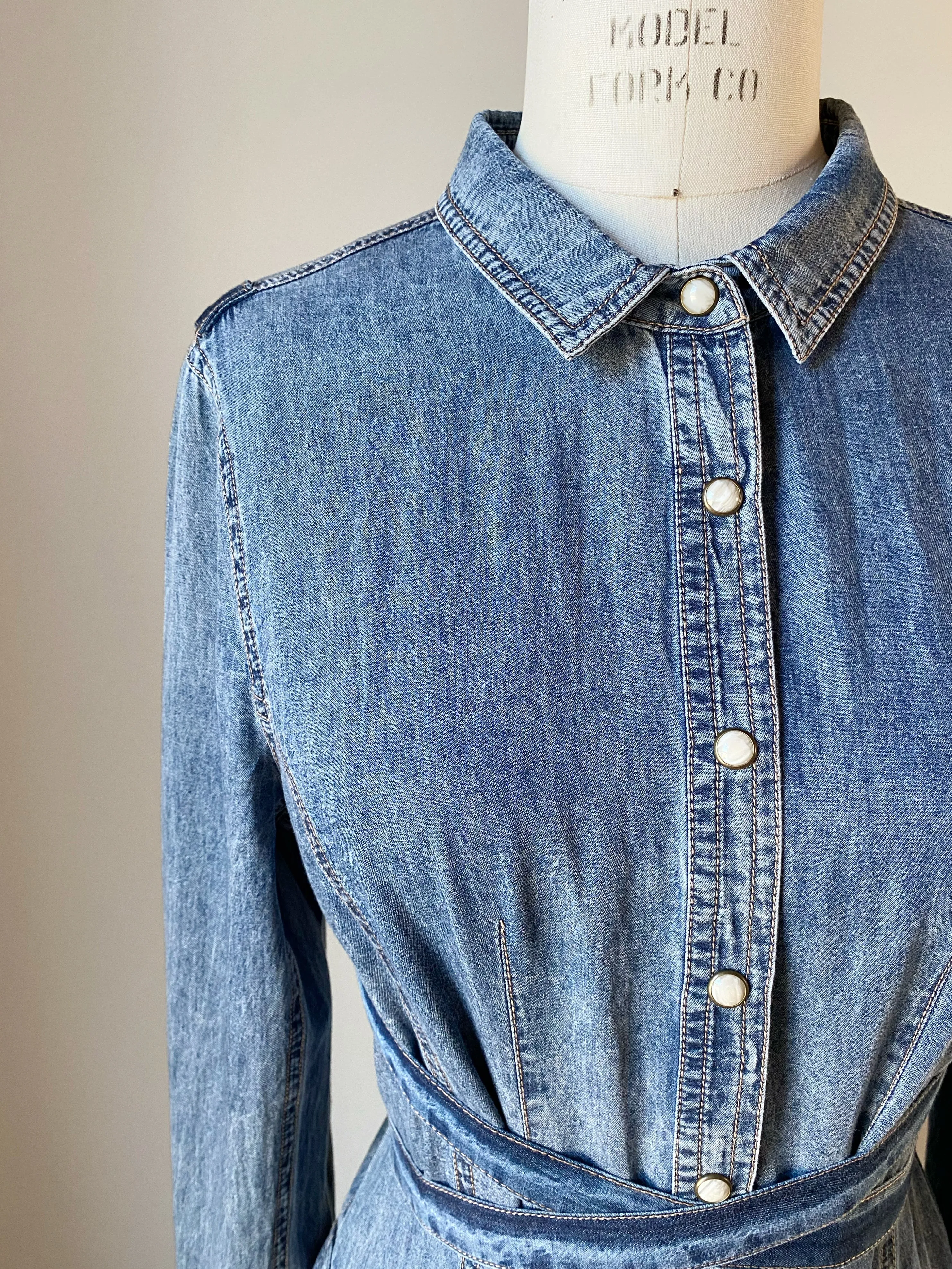 denim amanda dress