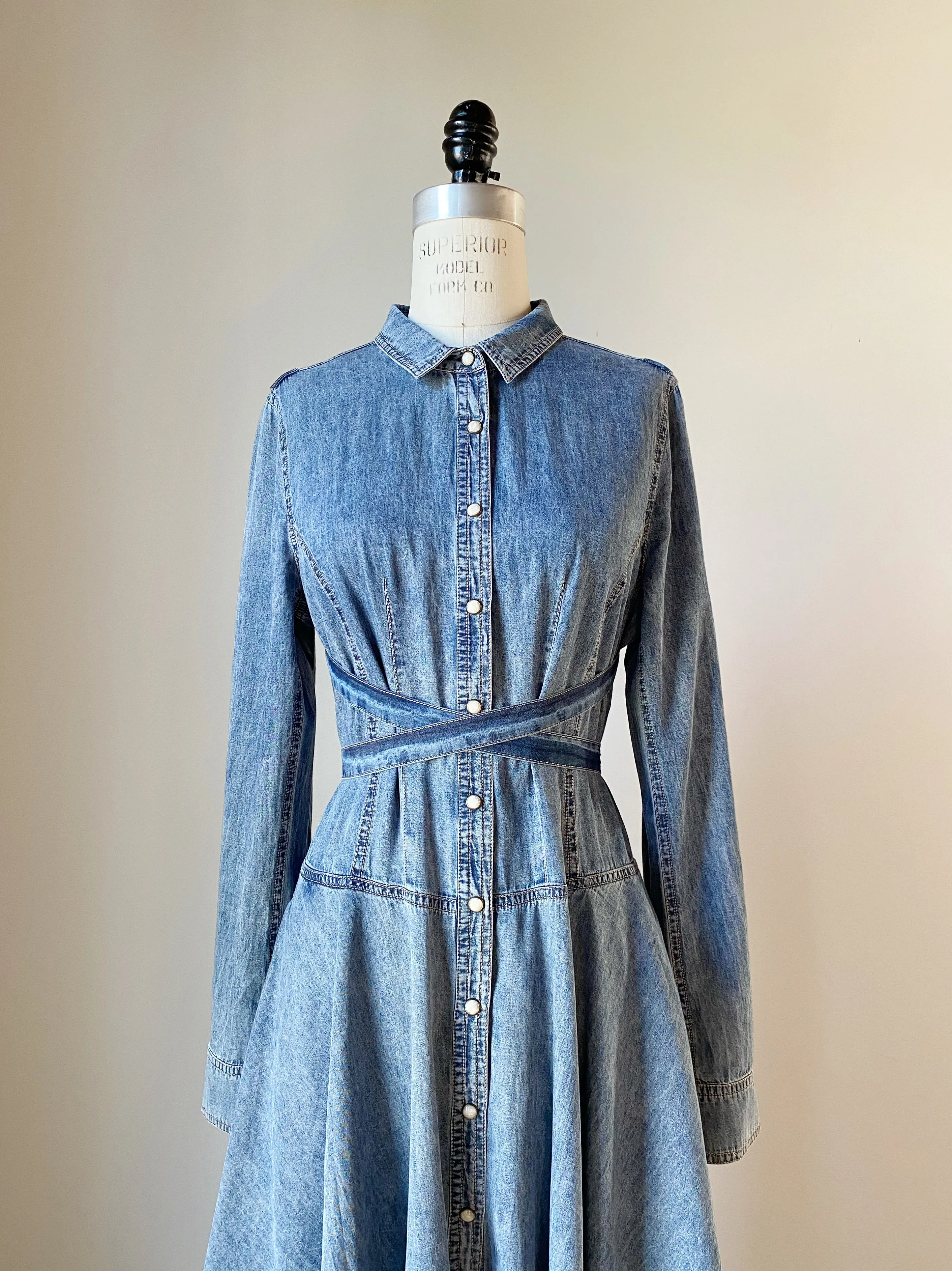 denim amanda dress