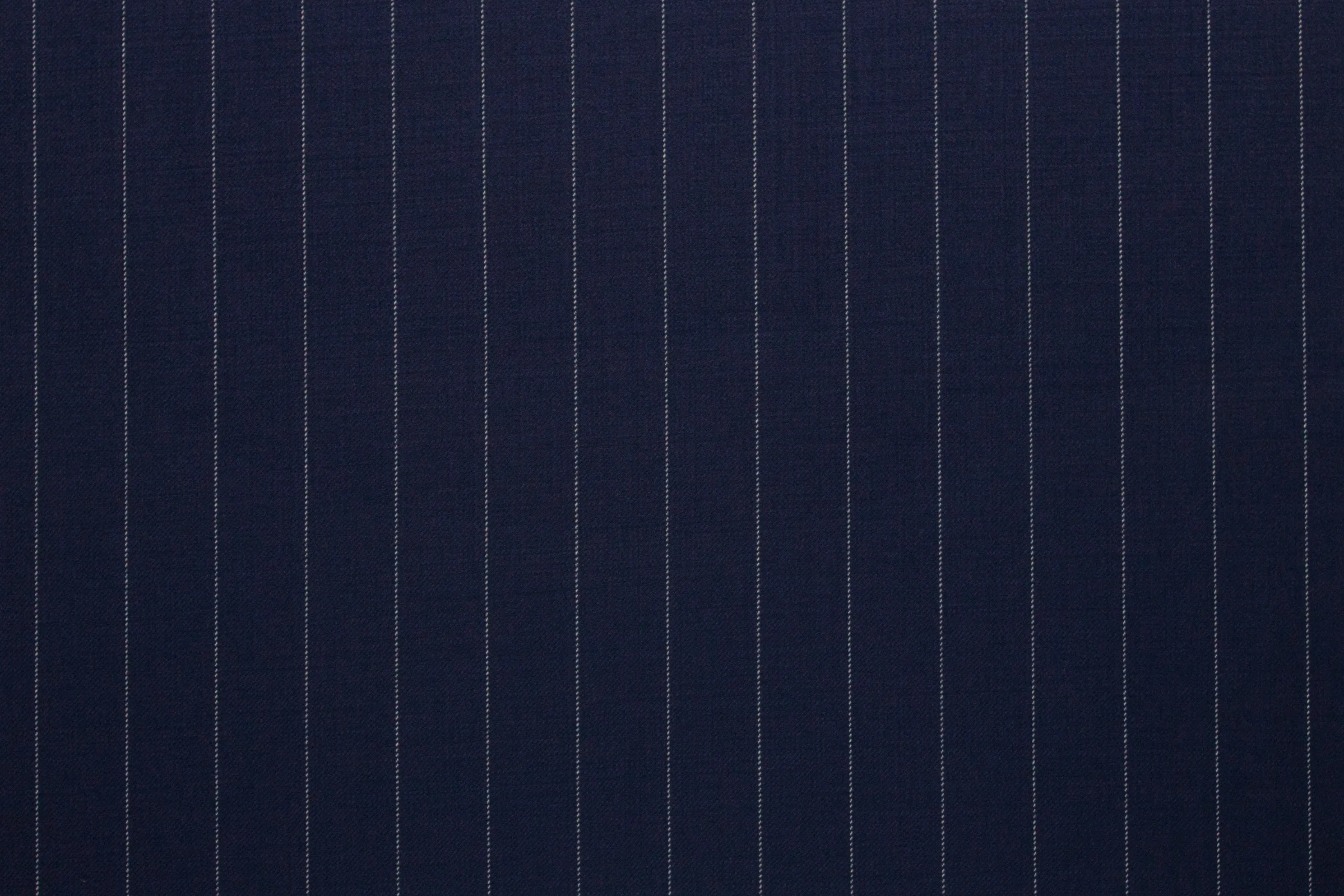 Denim Blue With White Dotted Stripe Suit