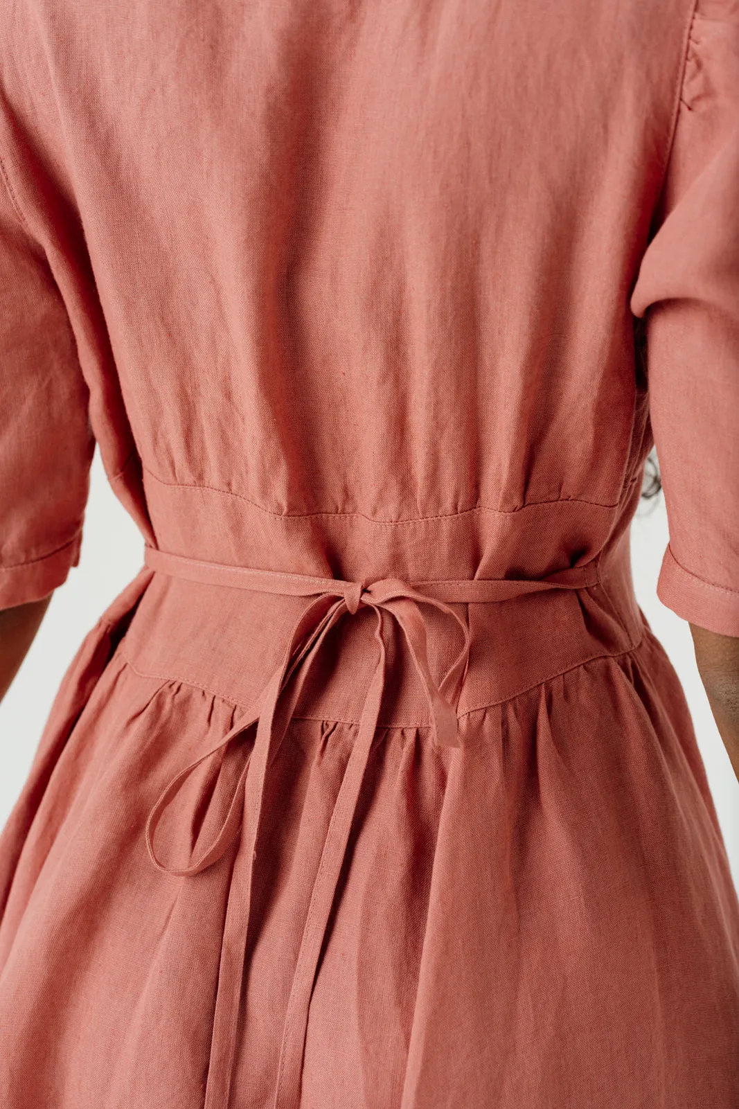 Diane Dress, Puffed Sleeve