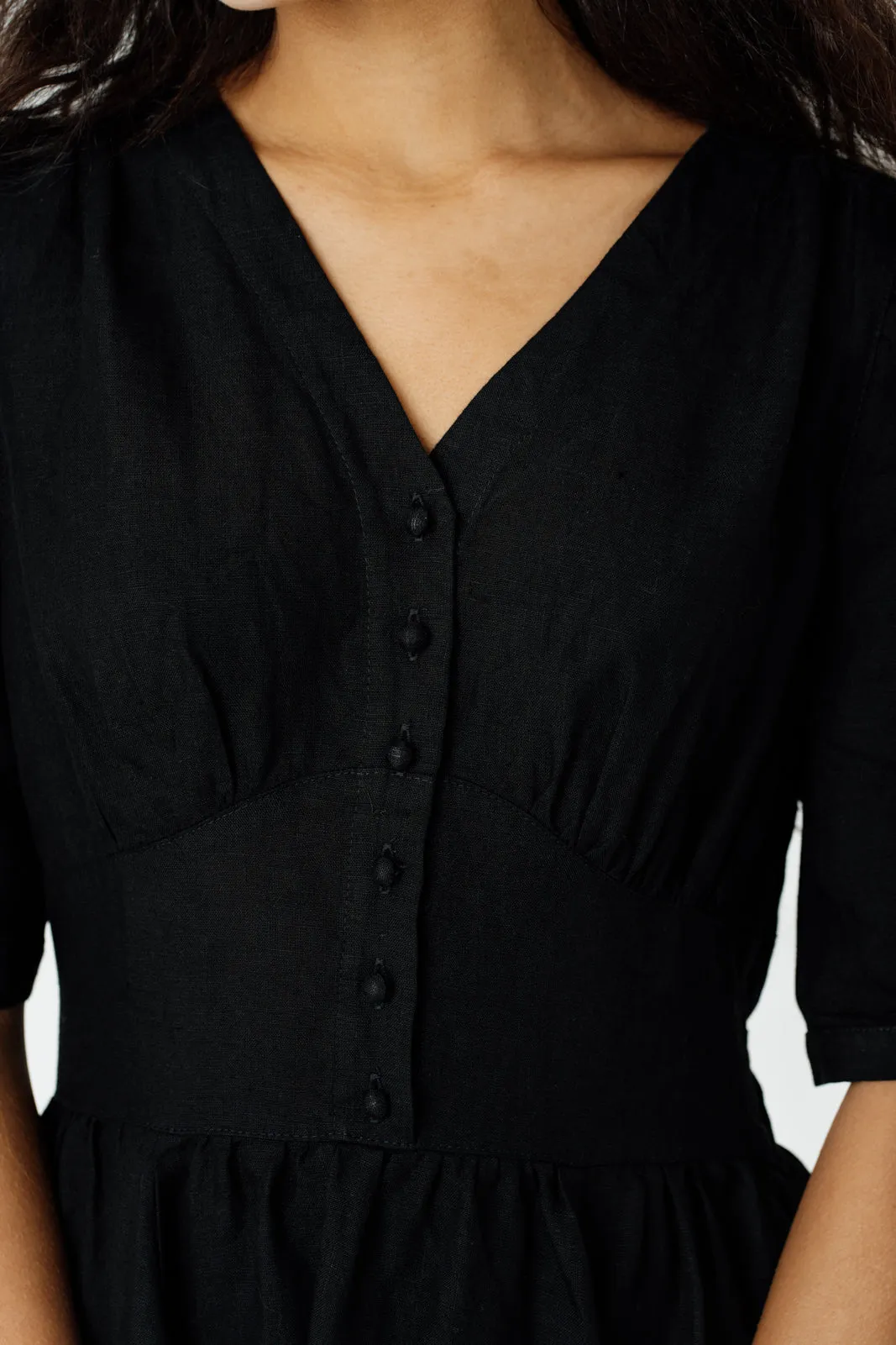 Diane Dress, Puffed Sleeve