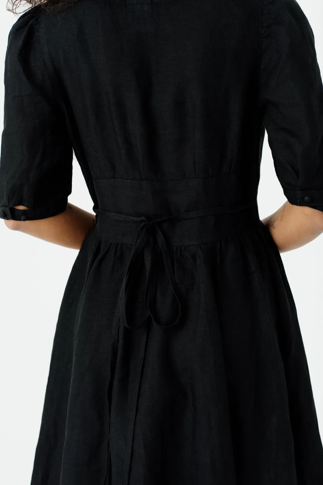 Diane Dress, Puffed Sleeve