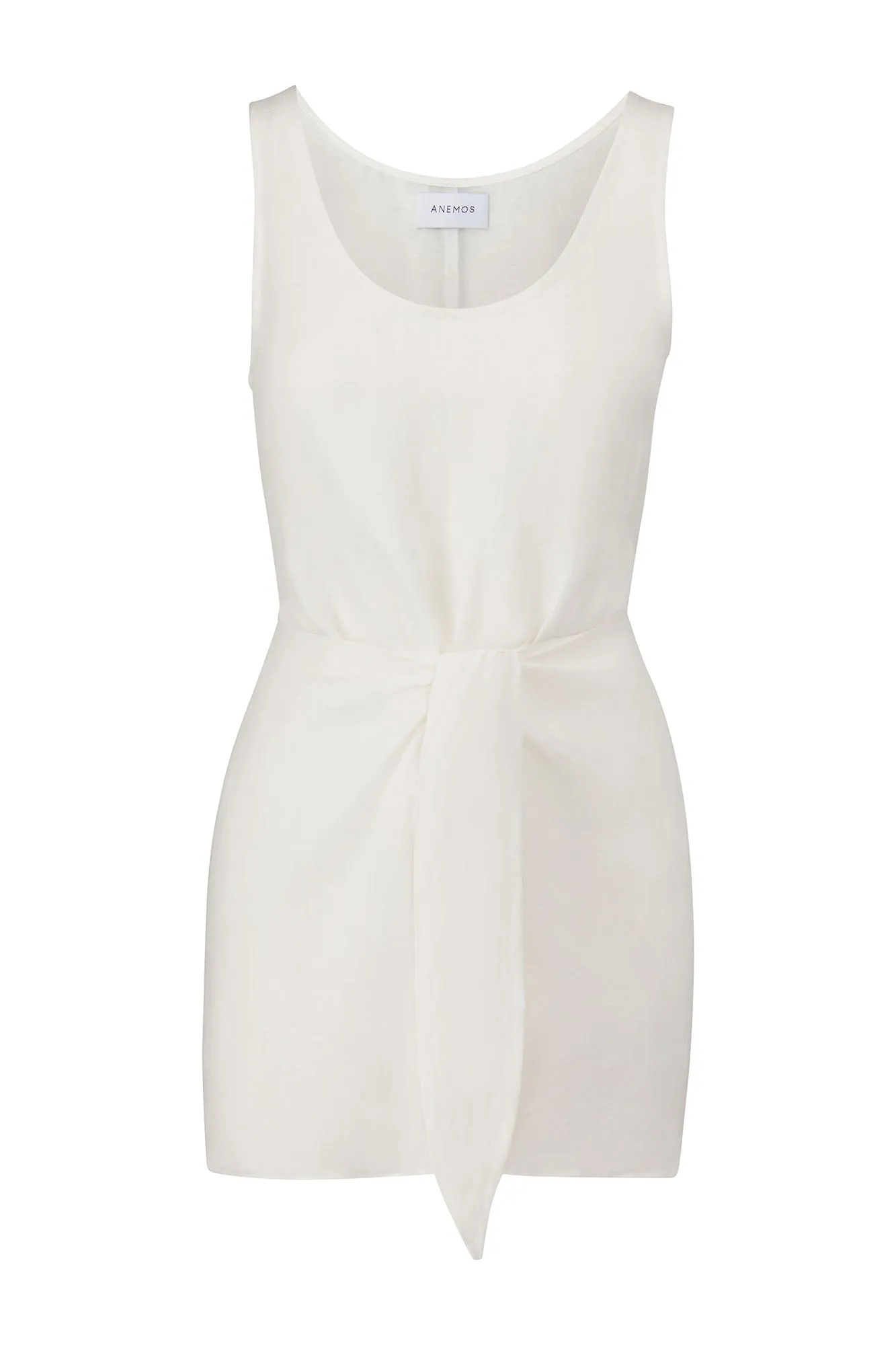 D.K. Mini Dress in Linen Cupro