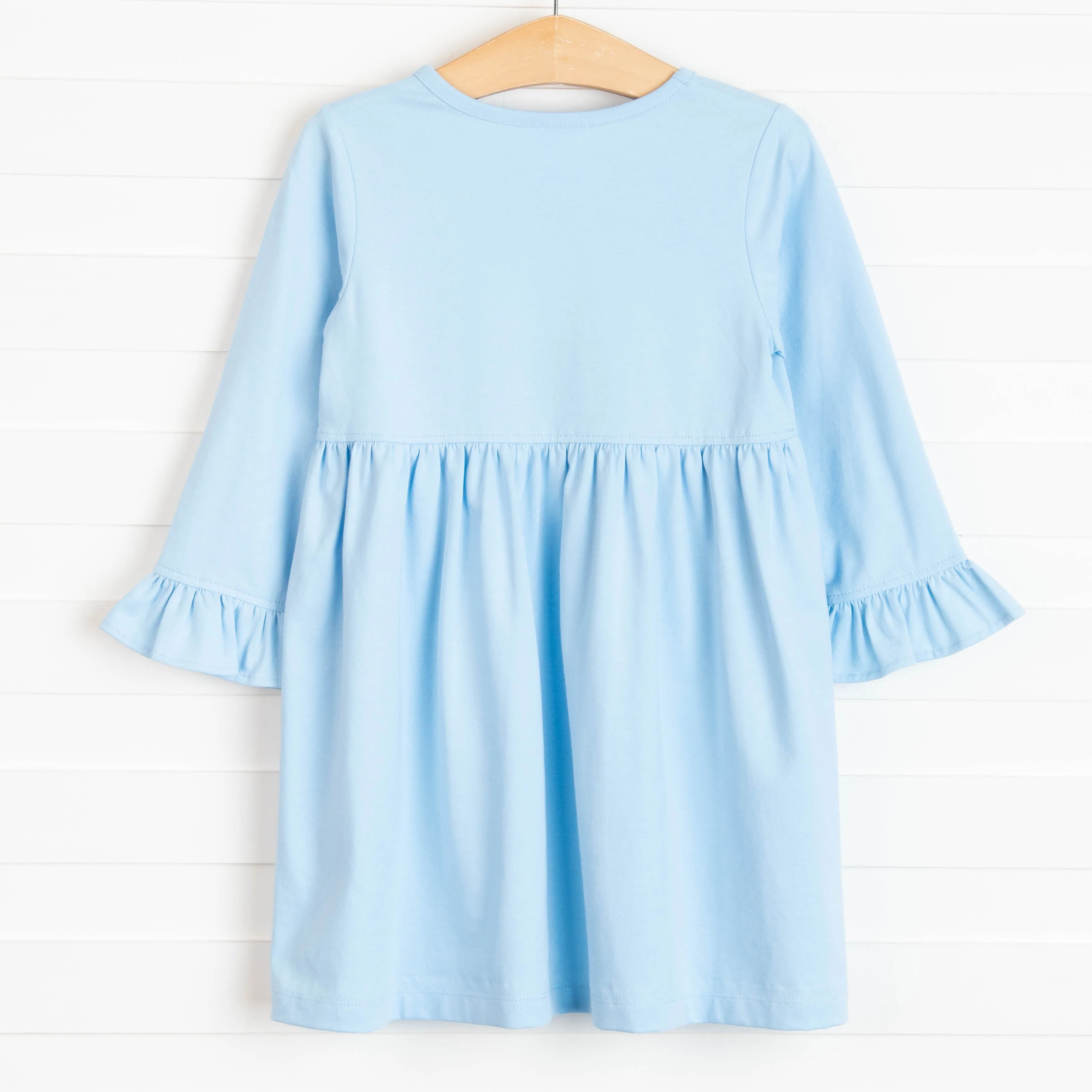 Dragonfly Dreams Applique Dress, Blue