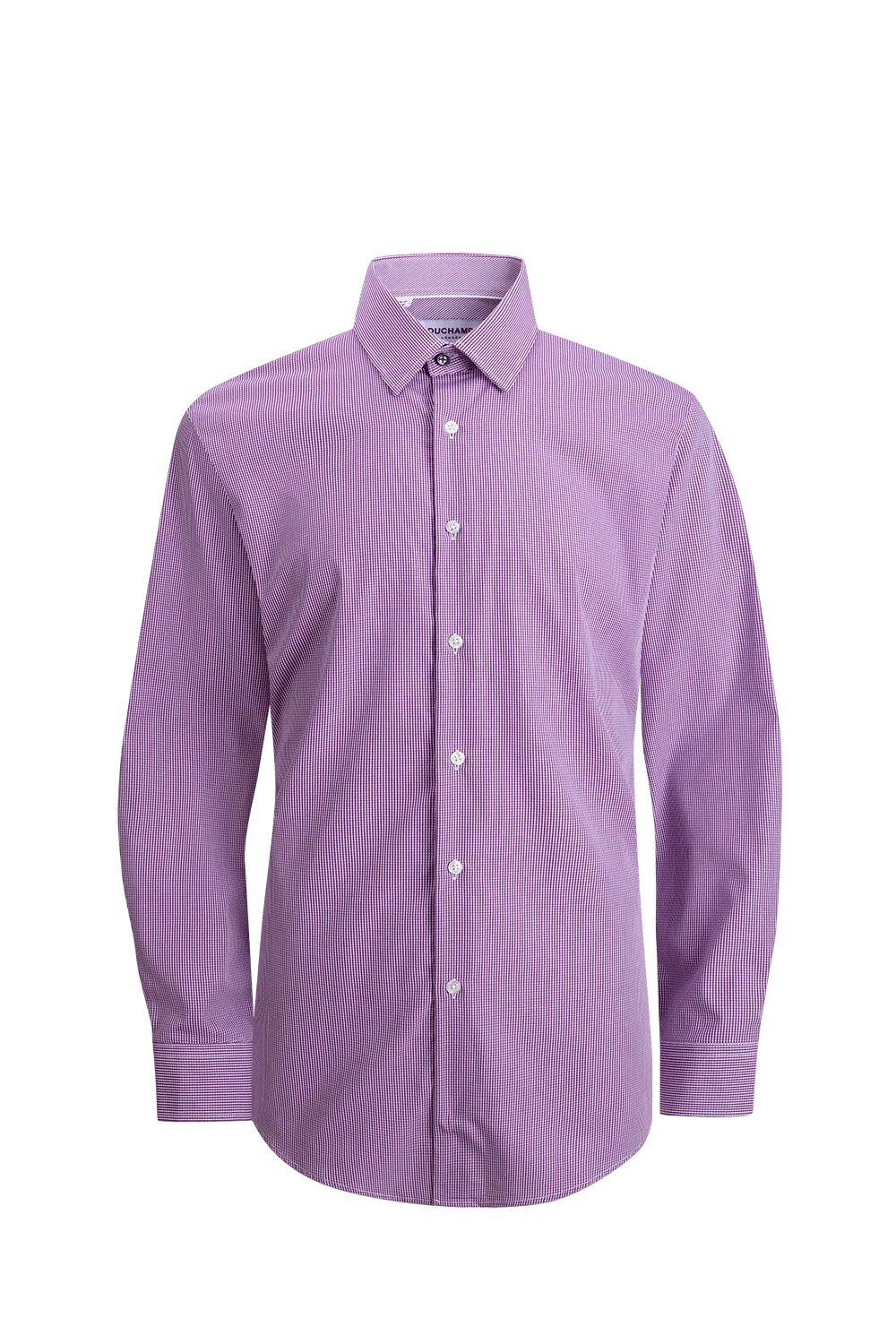 Duchamp London Micro Gingham Dress Shirt