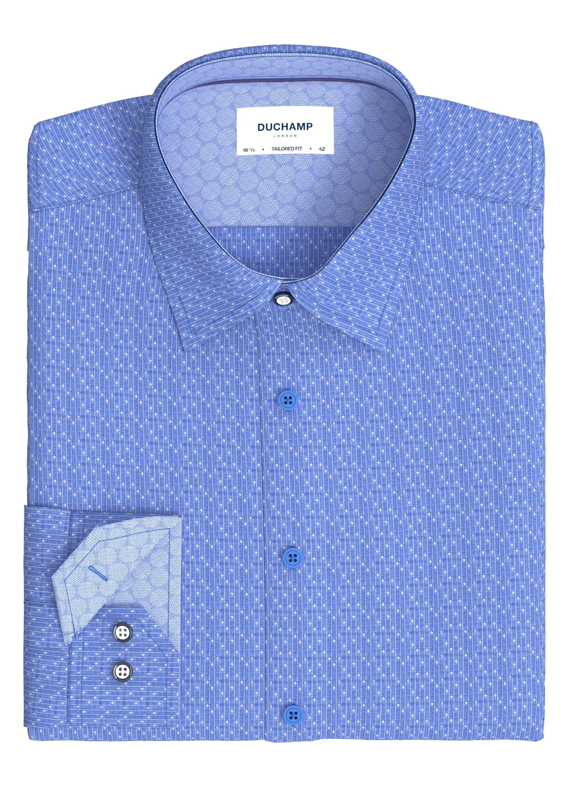 Duchamp London Modern Stripe Dress Shirt