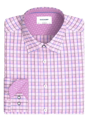 Duchamp London Windowpane Dress Shirt