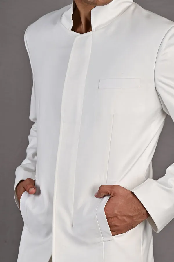 Elm - Off White Jacket Set