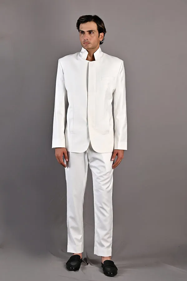 Elm - Off White Jacket Set