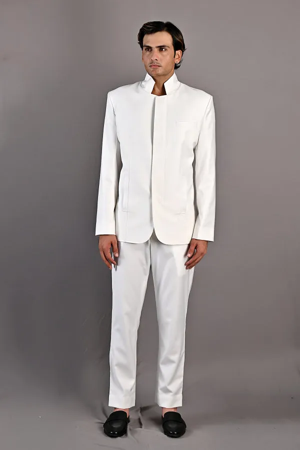 Elm - Off White Jacket Set