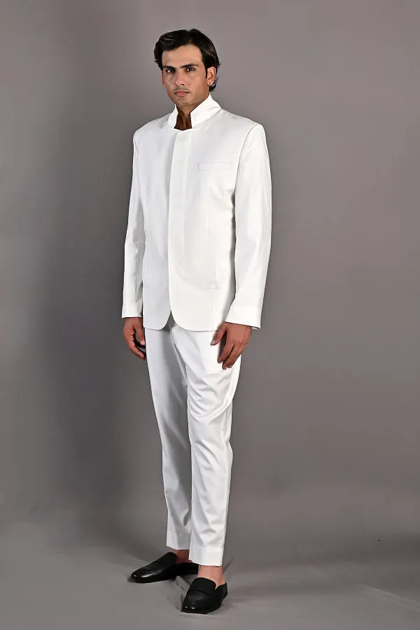Elm - Off White Jacket Set