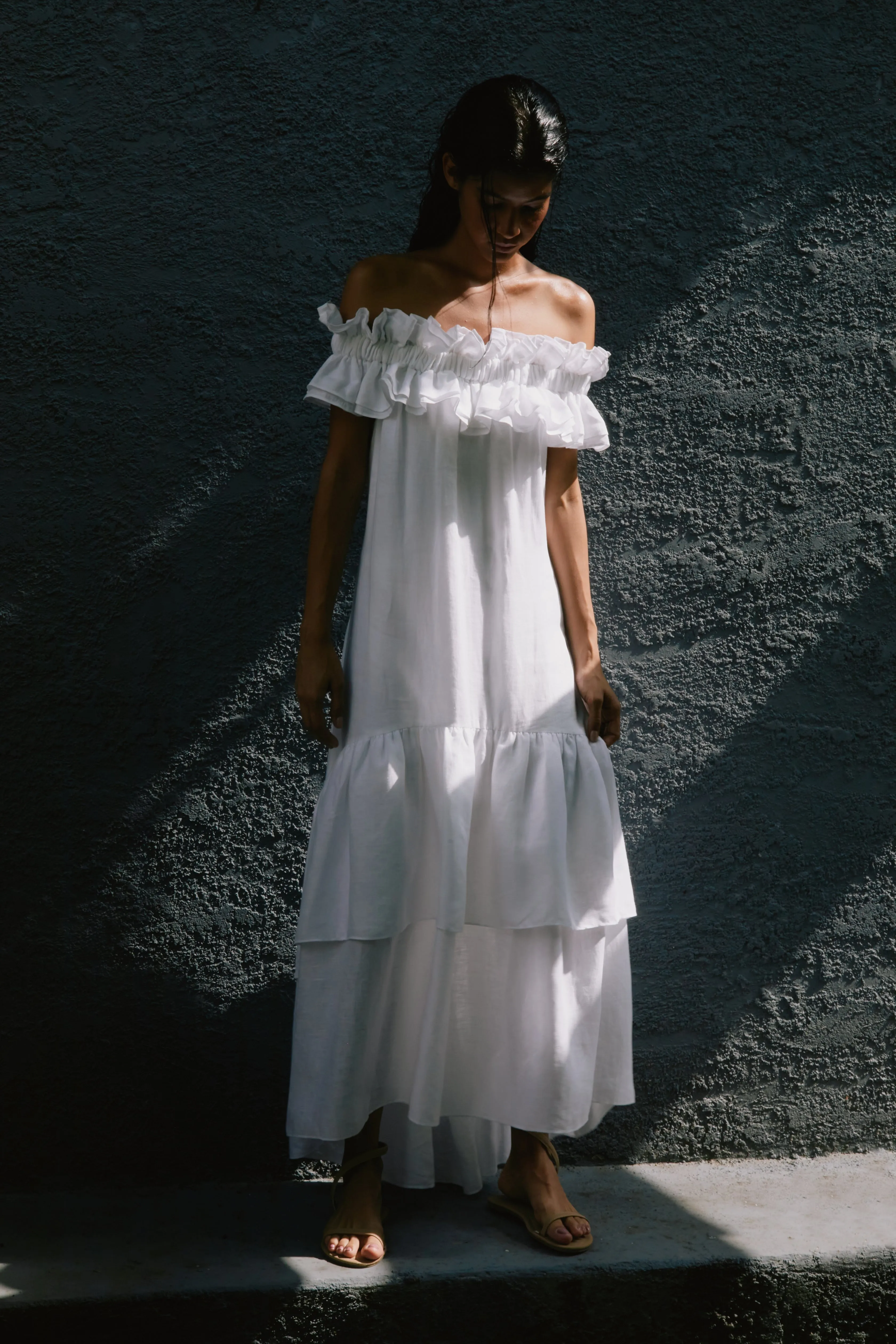 ESCONDIDA DRESS IN WHITE