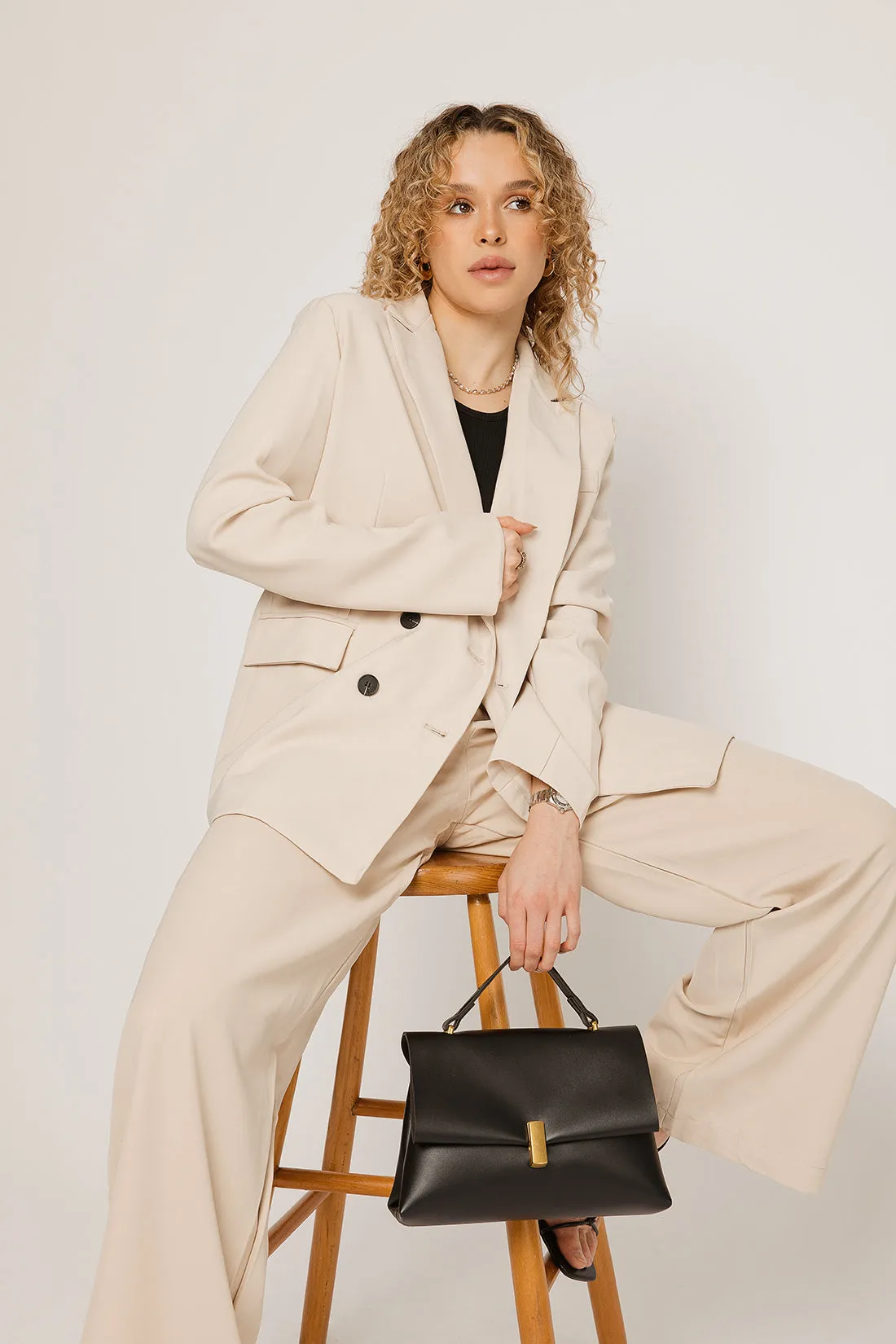 Everleigh Cream Suit Trousers