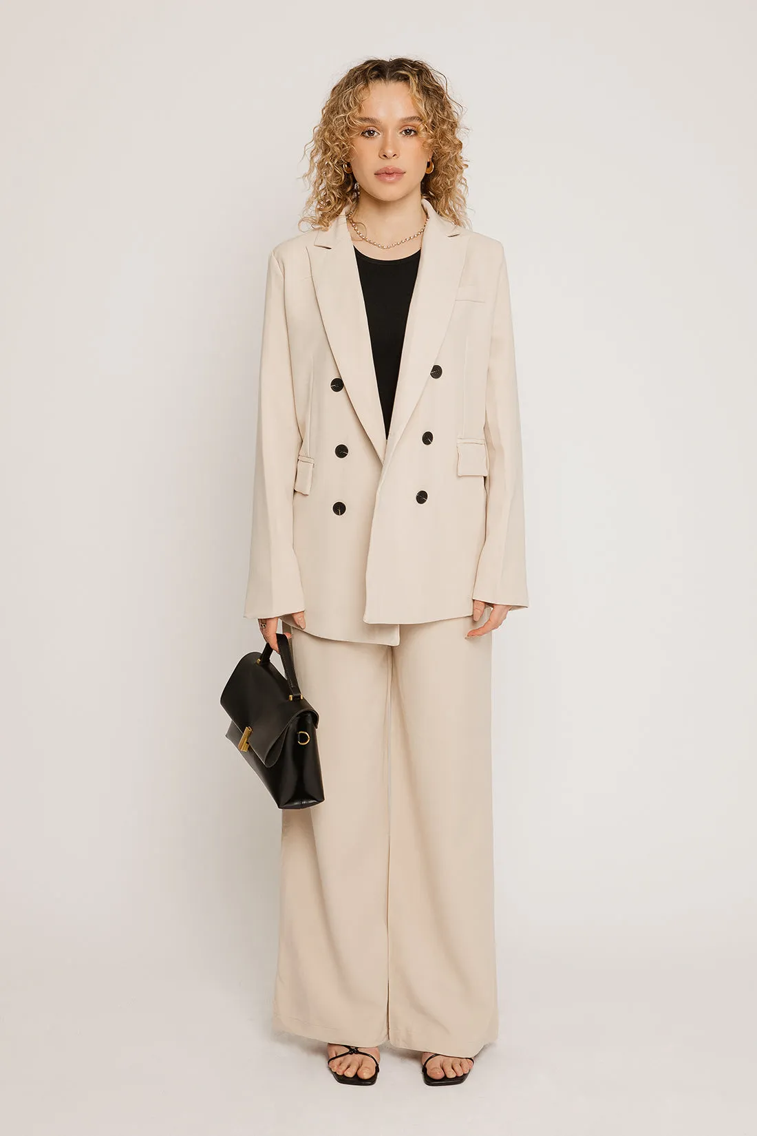 Everleigh Cream Suit Trousers
