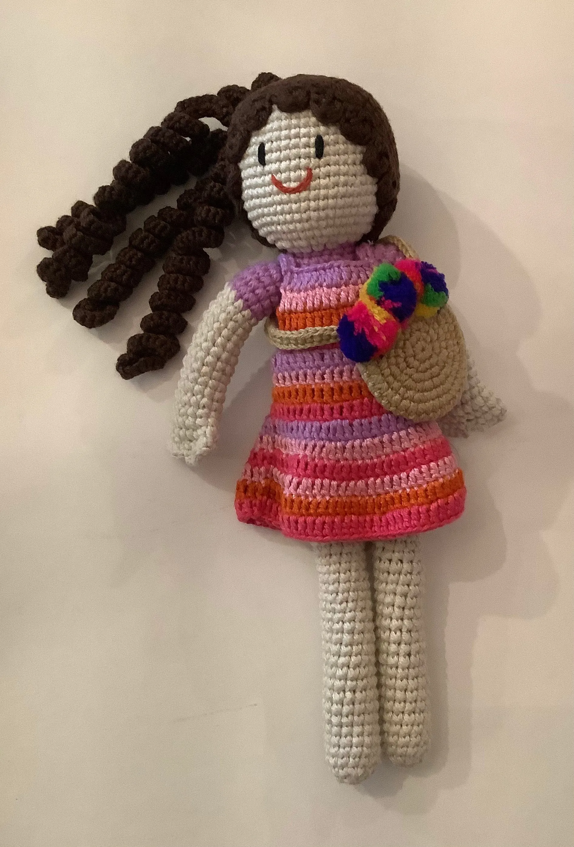 Fair Trade/Handmade Crocheted Cotton Doll: 2 Styles