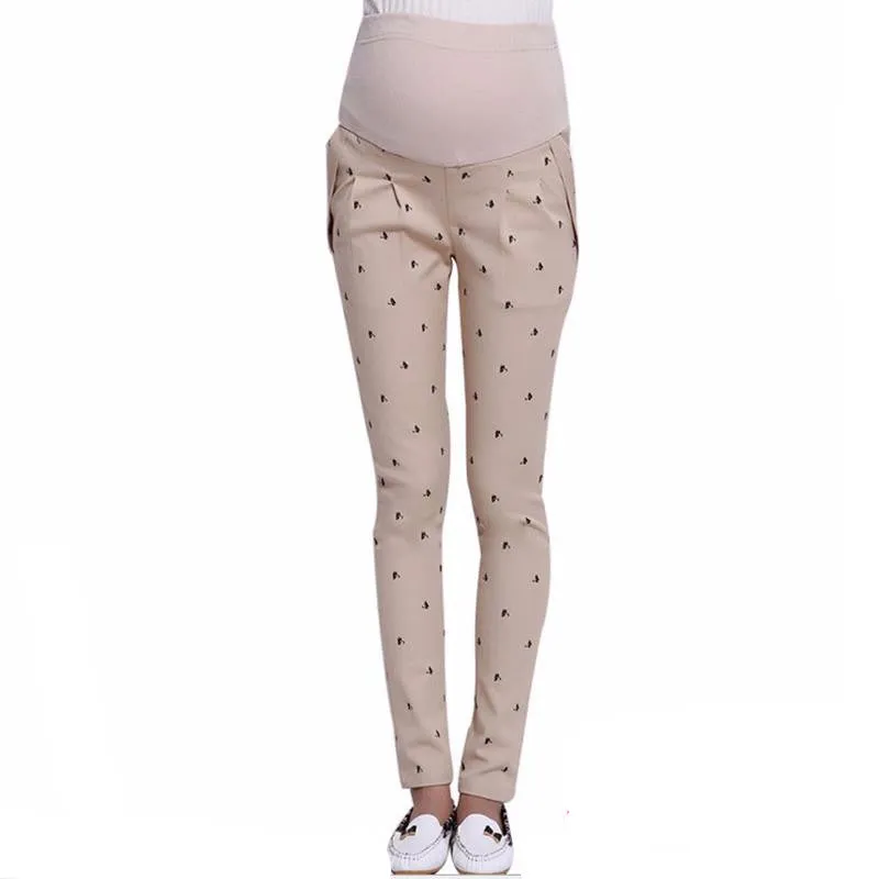 Fashion Maternity Clothing Long Trousers for Pregnant Women