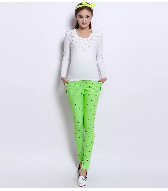 Fashion Maternity Clothing Long Trousers for Pregnant Women
