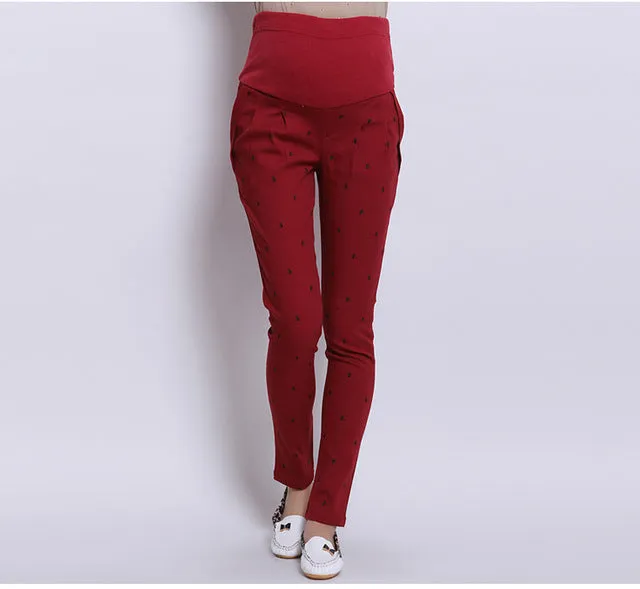 Fashion Maternity Clothing Long Trousers for Pregnant Women