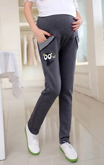 Fashion Maternity Clothing Long Trousers for Pregnant Women