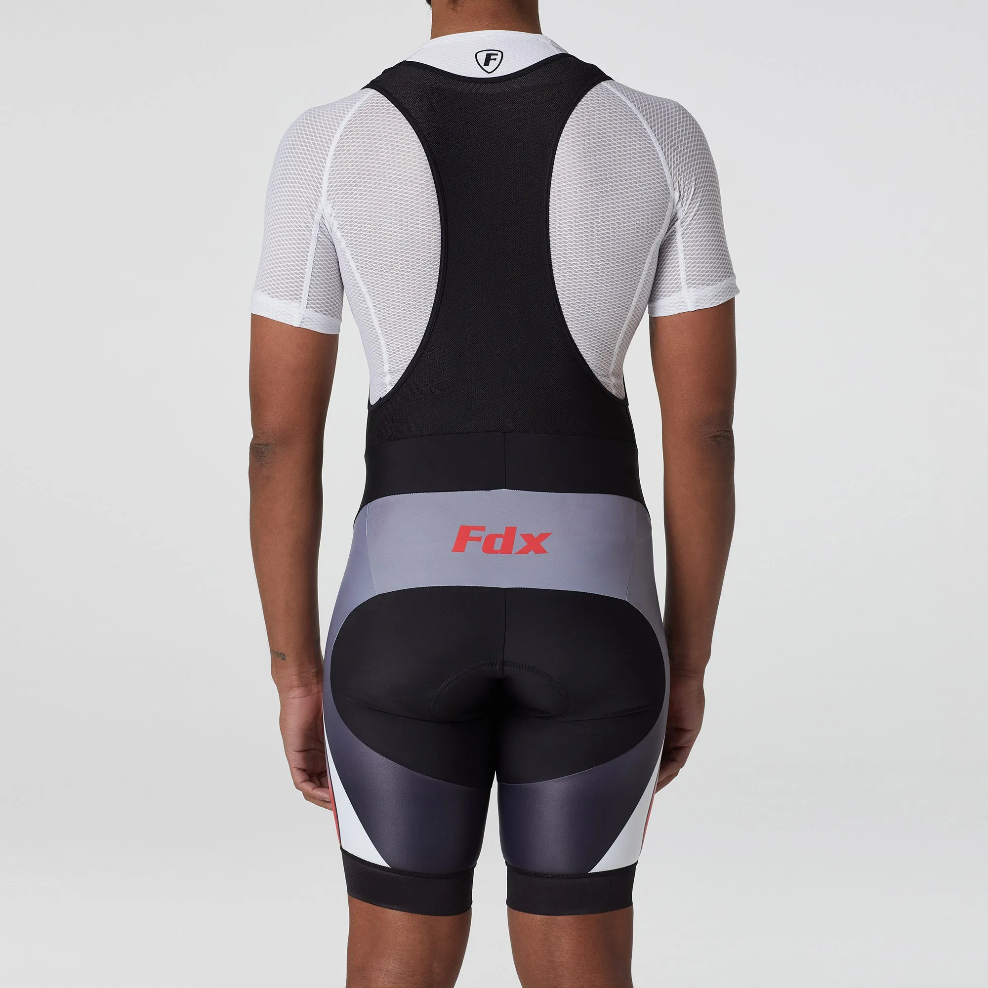 Fdx Men's & Boy's Set Signature Red Short Sleeve Summer Cycling Jersey & Bib Shorts
