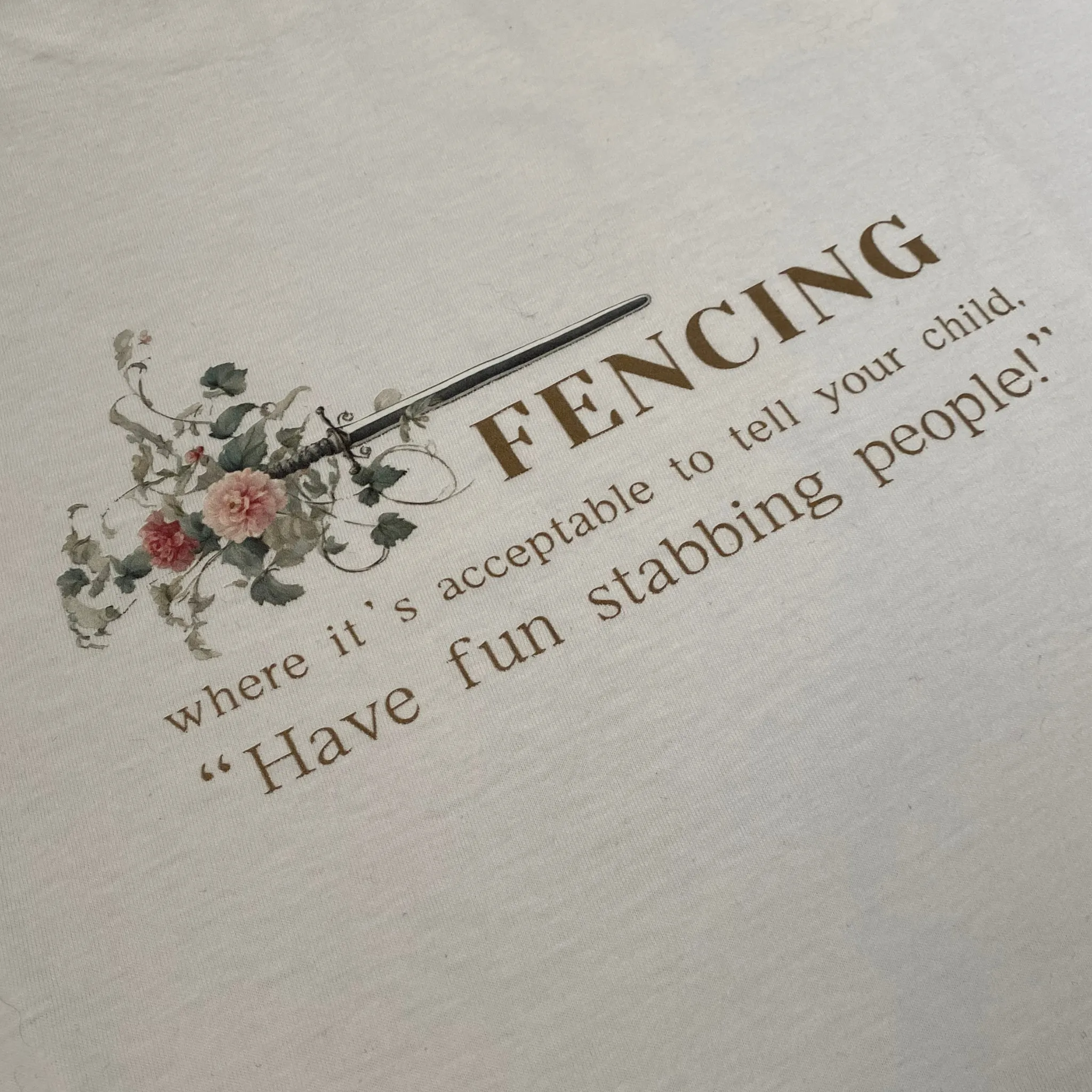 Fencing: Where It’s Acceptable to Tell Your Child ‘Have Fun Stabbing People’ - Adult