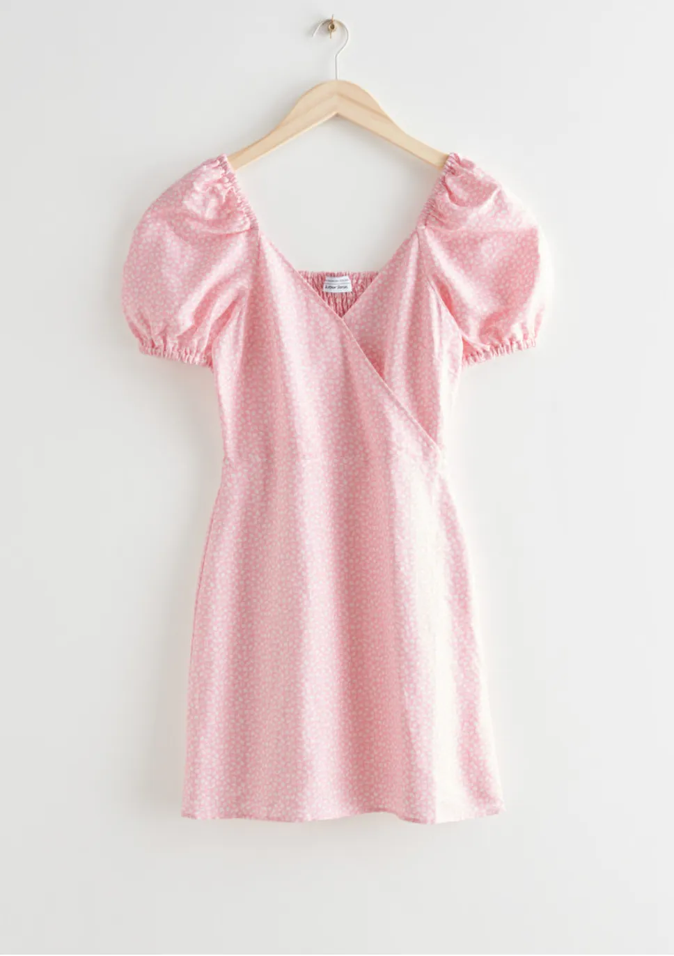Fitted Puff Sleeve Mini Dress